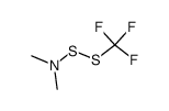 N,N-dimethyl-2-(trifluoromethyl)disulfan-1-amine Structure