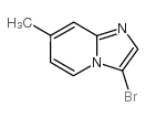 3-溴-7-甲基咪唑并[1,2-a]吡啶结构式