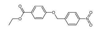 4-(4-Nitrobenzyloxy)-benzoesaeureaethylester结构式
