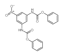 phenyl N-[3-nitro-5-(phenoxycarbonylamino)phenyl]carbamate结构式