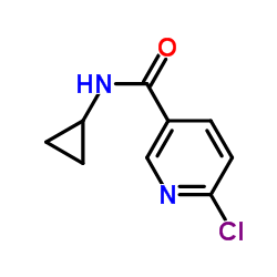 6-Chloro-N-cyclopropylnicotinamide structure