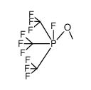 fluoro(methoxy)tris(trifluoromethyl)-l5-phosphane结构式