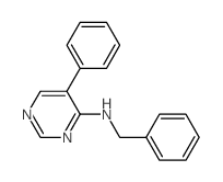 N-benzyl-5-phenyl-pyrimidin-4-amine结构式