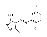 4-[(2,5-dichlorophenyl)diazenyl]-3-methyl-1,4-dihydropyrazol-5-one Structure