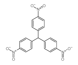 1-[bis(4-nitrophenyl)methyl]-4-nitro-benzene结构式