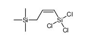 trichloro(3-trimethylsilylprop-1-enyl)silane结构式