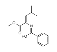 methyl 2-benzamido-4-methylpent-2-enoate Structure