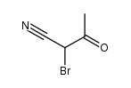 Butanenitrile,2-bromo-3-oxo-结构式