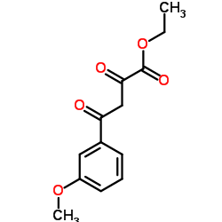 Ethyl 4-(3-methoxyphenyl)-2,4-dioxobutanoate结构式