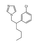 1-[2-(3-chlorophenyl)hexyl]imidazole Structure