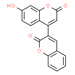7'-Hydroxy-2H,2'H-3,4'-bichromene-2,2'-dione结构式