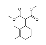 dimethyl 2-(2,3-dimethylcyclohex-2-en-1-yl)propanedioate Structure