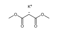 K[dimethyl malonate]结构式