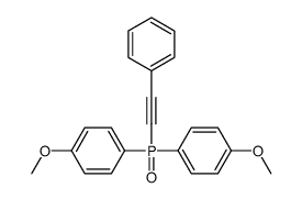 1-methoxy-4-[(4-methoxyphenyl)-(2-phenylethynyl)phosphoryl]benzene Structure