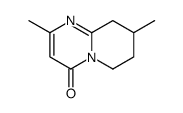 2,8-dimethyl-6,7,8,9-tetrahydropyrido[1,2-a]pyrimidin-4-one结构式