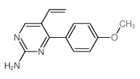 5-ethenyl-4-(4-methoxyphenyl)pyrimidin-2-amine结构式