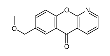 7-(methoxymethyl)chromeno[2,3-b]pyridin-5-one结构式