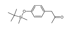 1-(4-((tert-butyldimethylsilyl)oxy)phenyl)propan-2-one Structure