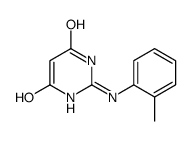 4(1H)-Pyrimidinone, 6-hydroxy-2-[(2-methylphenyl)amino]- (9CI)结构式