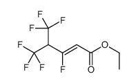ethyl 3,5,5,5-tetrafluoro-4-(trifluoromethyl)pent-2-enoate结构式