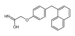 2-[4-(naphthalen-1-ylmethyl)phenoxy]acetamide Structure