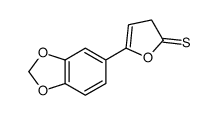 5-(1,3-benzodioxol-5-yl)-3H-furan-2-thione Structure