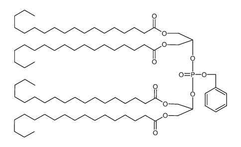 Benzyl-bis-(1,3-distearoyl-2-glyceryl)-phosphat Structure