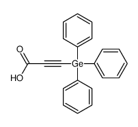 3-triphenylgermylprop-2-ynoic acid Structure