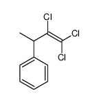 3,4,4-trichlorobut-3-en-2-ylbenzene结构式