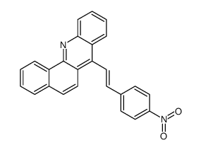 7-(p-Nitrostyryl)benz[c]acridine结构式