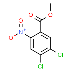 Methyl 4,5-dichloro-2-nitrobenzoate结构式