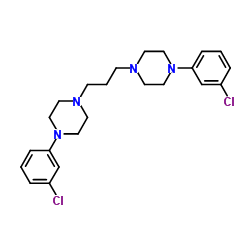 1,1'-TriMethylenebis[4-(M-chlorophenyl)piperazine结构式