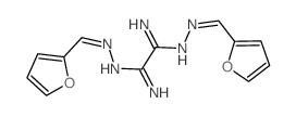 N1,N2-bis(2-furylmethylideneamino)ethanediimidamide Structure