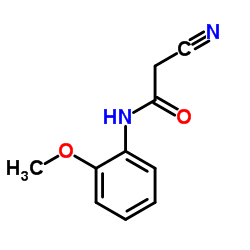 2-Cyano-N-(2-methoxyphenyl)acetamide structure
