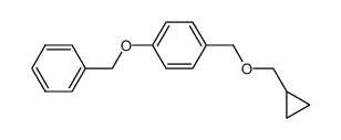 1-benzoxy-4-(cyclopropylmethoxymethyl)-benzene Structure