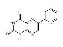 2,4(1H,3H)-Pteridinedione,6-(2-pyridinyl)-结构式