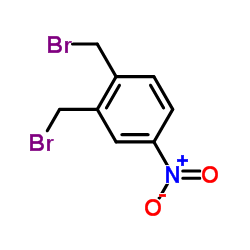 1,2-双(溴甲基)-4-硝基苯结构式
