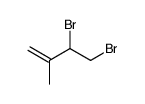 3,4-dibromo-2-methylbut-1-ene Structure