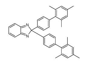 2,2-bis[4-(2,4,6-trimethylphenyl)phenyl]benzimidazole结构式