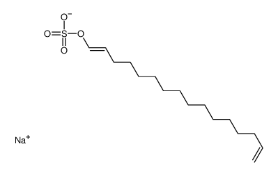 sodium,[(1E)-hexadeca-1,15-dienyl] sulfate结构式
