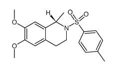 (S)-6,7-Dimethoxy-1-methyl-2-(toluene-4-sulfonyl)-1,2,3,4-tetrahydro-isoquinoline Structure