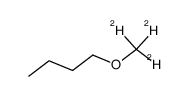 1-butyl [d3]methyl ether结构式