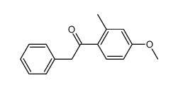 1-(4-methoxy-2-methyl-phenyl)-2-phenyl-ethanone Structure