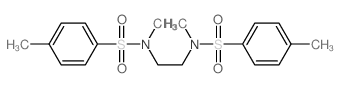 N,4-dimethyl-N-[2-[methyl-(4-methylphenyl)sulfonyl-amino]ethyl]benzenesulfonamide Structure