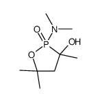 2-(dimethylamino)-3,5,5-trimethyl-2-oxo-1,2λ5-oxaphospholan-3-ol结构式