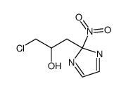 α-(Chloromethyl)-2-nitro-2H-imidazole-2-ethanol结构式