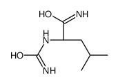 (2S)-2-(carbamoylamino)-4-methylpentanamide结构式