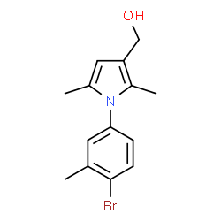 1-(4-BROMO-3-METHYLPHENYL)-2,5-DIMETHYL-1H-PYRROLE-3-METHANOL Structure