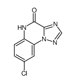 8-chloro-4,5-dihydro-1,2,4-triazolo[1,5-a]quinoxalin-4-one结构式