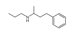 N-propyl-4-phenyl-2-butylamine Structure